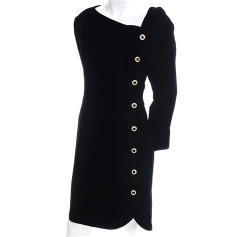 yves saint laurent velvet dress|ysl dresses for women.